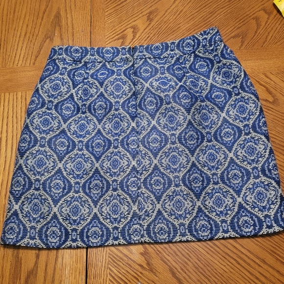 J. Crew blue mini skirt size 6 - Picture 2 of 6